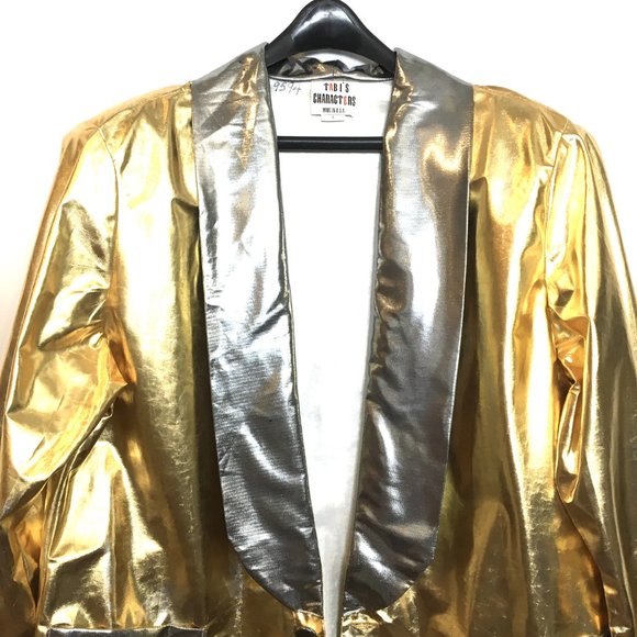 Elvis 50’s Style Gold Lame’ Suit by Tabi - Picture 3 of 10